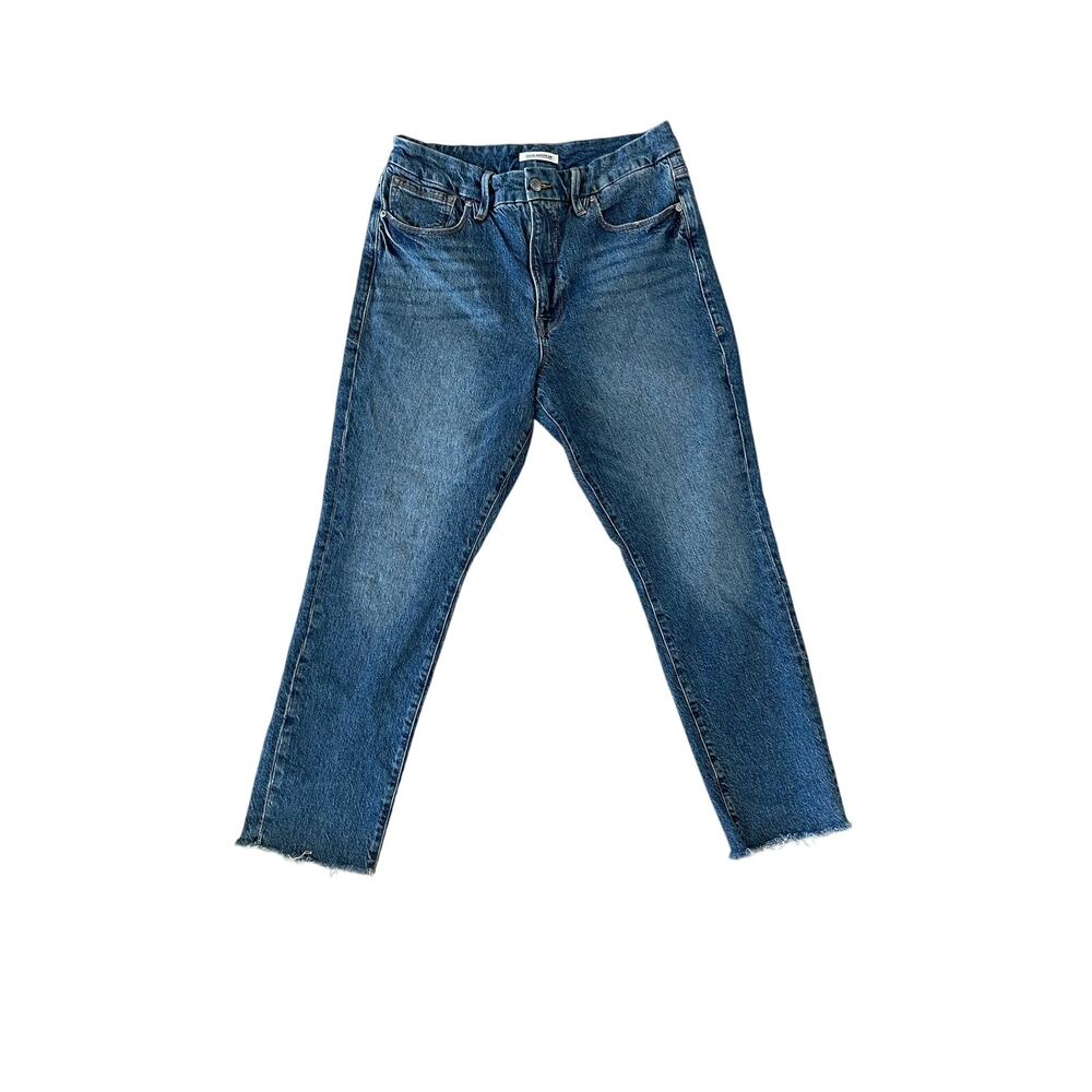 Good American cropped jeans